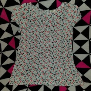 Girls floral top